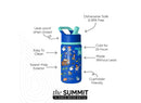 14oz Summit Water Bottle - Blue