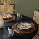 2pk woven Charger Dark Walnut - Threshold™