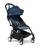 YOYO³ Travel Stroller Bundle - Black Frame/Air France Blue