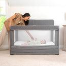 Baby Delight Lunaire Crib - Charcoal Tweed