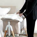 Adjustable Height Bedside Bassinet - Tan