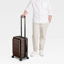 Hardside Carry-On Spinner Suitcase - Chocolate