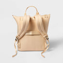 Faux Neoprene Tote Backpack - ™ Tan: Water Repellent Softside