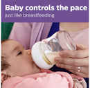 Glass Natural Baby Bottle with Natural Response Nipple - 4oz
