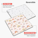 Foldable Baby Play Mat - 50 x 50 -  Colorful+Rain