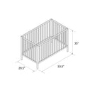 Ema 3-in-1 Convertible Crib - Walnut