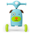 Kids' 3-in-1 Ride-On Scooter and Wagon Toy - Dog
