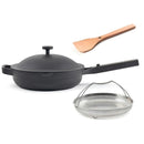 4qt Large Always Pan Gris Anthracite Set Ceramic Non-Stick - Charcoal