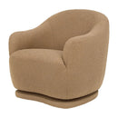 Foy Glider Accent Chair - Sand Boucle