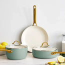 Reserve Ceramic 5-piece Cookware Set - Green