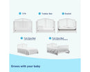 4-in-1 Convertible Crib with Drawer