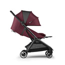 Butterfly 1  Second Fold Ultra-Compact Stroller- Dark Cherry