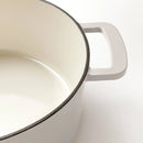 5.5qt Enamel Dutch Oven Light Gray - ™