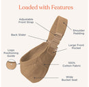 Upsie Sling Baby Carrier - Camel