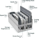 Non-Stick Ceramic Complete Bakeware Set - Gray