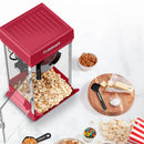 Theater-Style Electric Popcorn Maker - Red