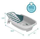 Sure Comfort 4-in-1 Reclining Newborn to Toddler Baby Bathtub - White