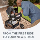 Willow Brook Baby Travel System with Infant Car Seat and Stroller - Onyx Glacier