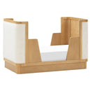 Junior Bed Conversion Kit for Bondi Boucle 4-in-1 Convertible Crib - Honey