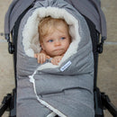 Nido Cloud Blanket Wrap - Heather Gray - Large
