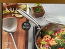13-Inch Stainless Steel Tri-Ply Wok With Lid And Spatula - Silver