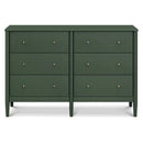 Frem 6-Drawer Dresser - Forest Green