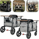 XC+ EVO - Luxury 4 Passenger Stroller Wagon - Gray