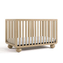 5-in-1 Convertible Crib with Toddler Guardrail - Driftwood