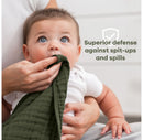 Muslin Burp Cloths - Kelp, Pack of 10