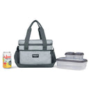 Lunch Tote with Pack Ins - Gray