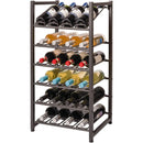 Neatfreak! 24 Bottle Stacking Metal Wine Rack Black 1