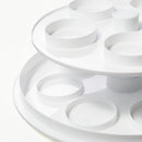 Round Cake Carrier White/Clear