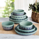 Osborne 9 Piece Dinnerware Bowl Set - Service for 3