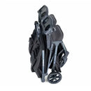 KooperX2 Lightweight Compact Fold Double Stroller - Black