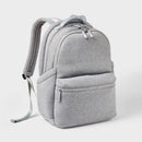 Faux Neoprene Backpack - Heather Gray