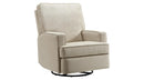 Addison Swivel Gliding Recliner - Beige