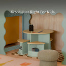 Nesting Play Table - Light Sage and Honey