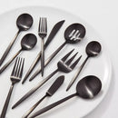 45pc Shapleigh Flatware Set - Black