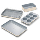 Ceramic Nonstick Mini Bakeware Set - Cream