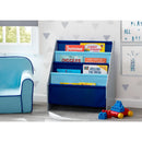 Delta Children Sling Book Rack Bookshelf for Kids'- Gray/Blue