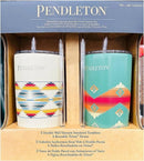 Pendleton 20oz Tumblers - Set of 2 (White/Green)