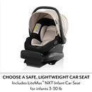 Pivot Xpand Travel System with LiteMax NXT Infant Car Seat - Canyon Beige