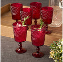 14oz Acrylic All Purpose Goblets - Ruby Red