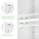 8-Tier Media Tower - White