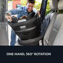 Revolve 360 Slim 2-in-1 Rotational Convertible Car Seat with Quick Clean Covert - Stow Blue