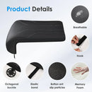 Car Seat Extender Support Cushion - Dark Black