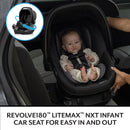 Shyft Intuiti Travel System Featuring Revolve180 LiteMax NXT - Fossil Gray