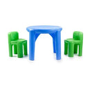 Kids Table and Chairs Set - Green/Blue