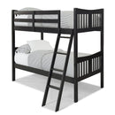 Caribou Twin Over Twin Bunk Bed - Black