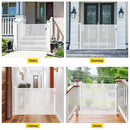 Retractable Dog Gate - White